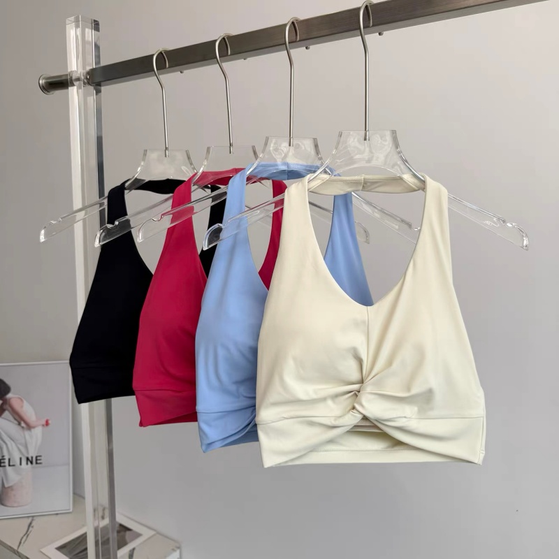Halter Twist Sports Bra Women  - đánh giá và giá Pilate Yoga Workout