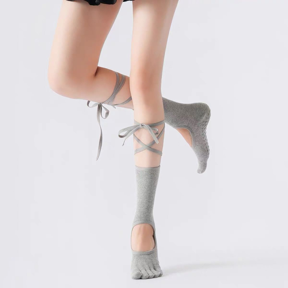 Lace-up Ballet Yoga Socks Wome - đánh giá và giá Medias Para Pilates Y Yoga